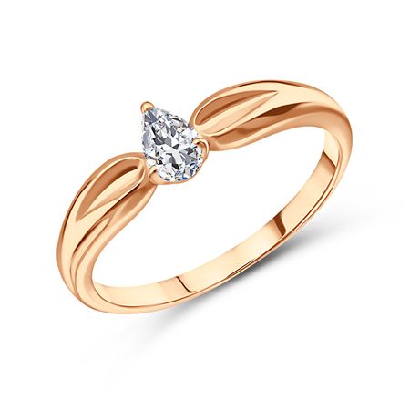 Кольцо из серебра с фианитом 790₽