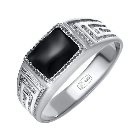 Серебряная печатка с ониксом 2480₽