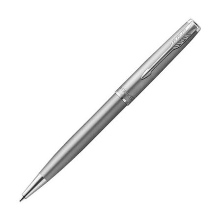 Ручка Parker Sonnet Sand Blasted Stainless Steel с черным стержнем 15390₽