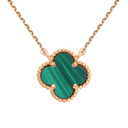 Золотое колье с малахитом 49990₽