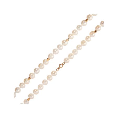 Бусы из золота с жемчугом 23990₽