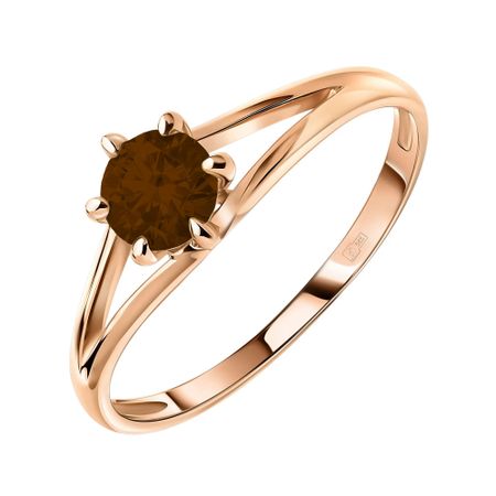 Золотое кольцо с бриллиантом 147990₽