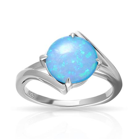 Кольцо из серебра с опалом 1890₽