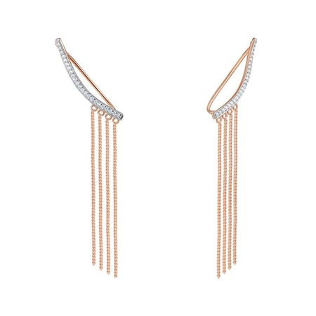 Серьги TALANT из золота с фианитами 30920₽