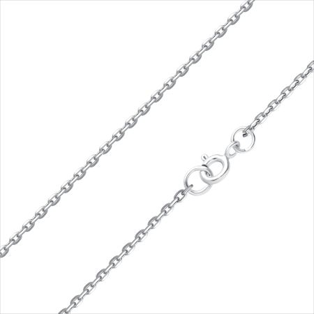 Серебряная цепочка Якорь с алмазной гранью и родированием 2590₽