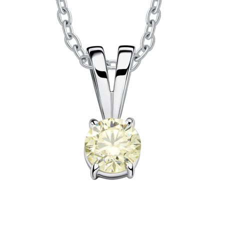 Золотая подвеска с бриллиантом и родированием 314990₽