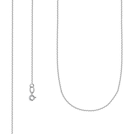 Серебряная цепочка Якорь с алмазной гранью и родированием 1690₽