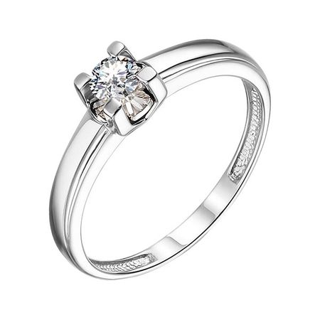 Золотое кольцо с бриллиантом 144990₽