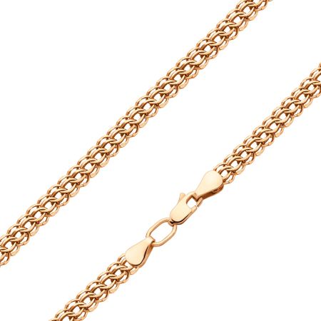 Золотая цепочка ручного плетения Каприз с алмазной гранью 245180₽