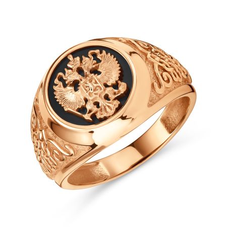 Золотая печатка с ониксом 87990₽