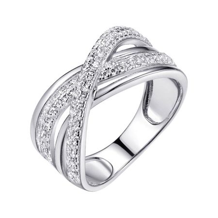 Кольцо из серебра с фианитами 2990₽