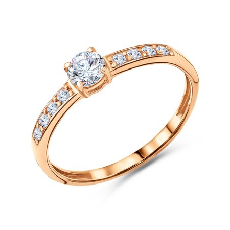 Серебряное кольцо с фианитами 1290₽