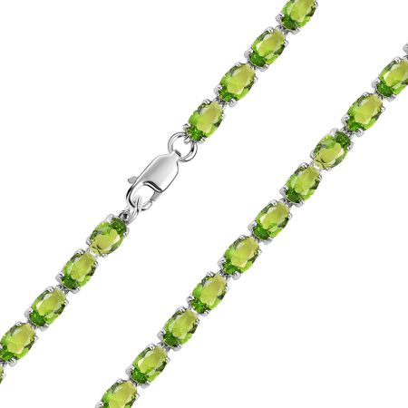 Серебряный браслет с кварцем и родированием 2190₽