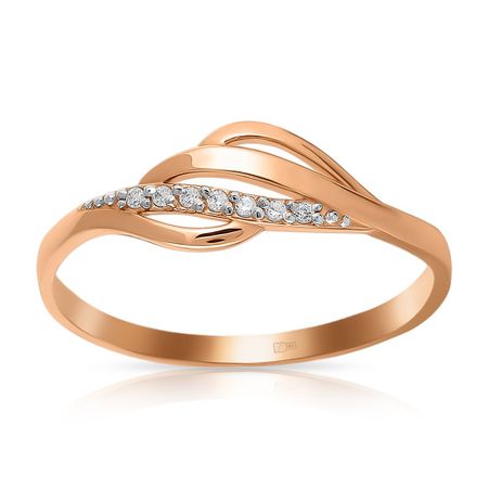 Кольцо из золота с фианитами 16320₽