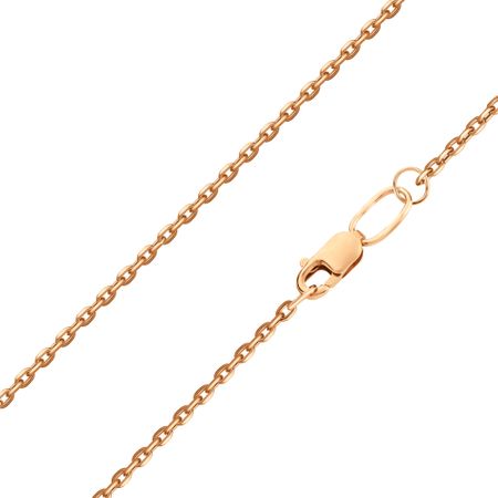 Серебряная цепочка Якорь с позолотой 890₽