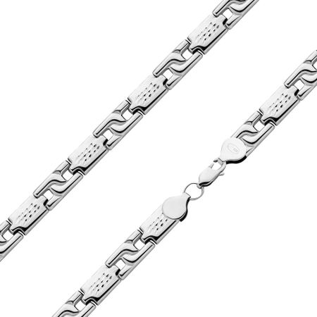 Серебряный браслет Ролекс с родированием 4200₽