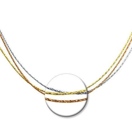 Серебряное колье с позолотой 1860₽