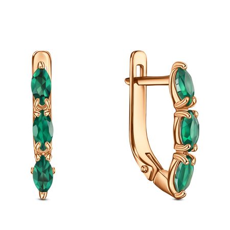 Золотые серьги с агатами 55990₽