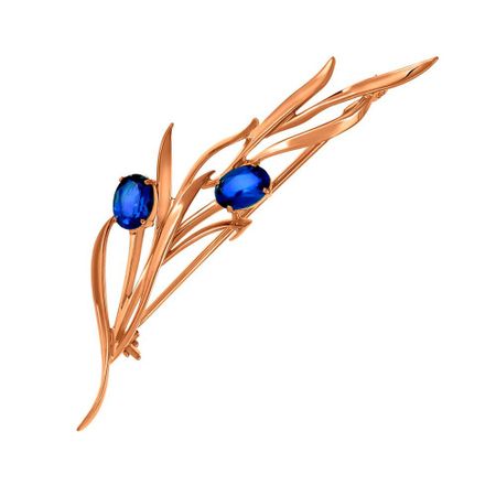 Брошь из золота с сапфирами 79990₽