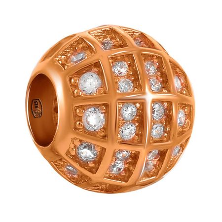 Подвеска-шарм из серебра с фианитами 1290₽