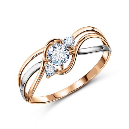 Кольцо SOKOLOV из золота с фианитами 21910₽