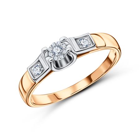 Золотое кольцо с бриллиантами 24990₽