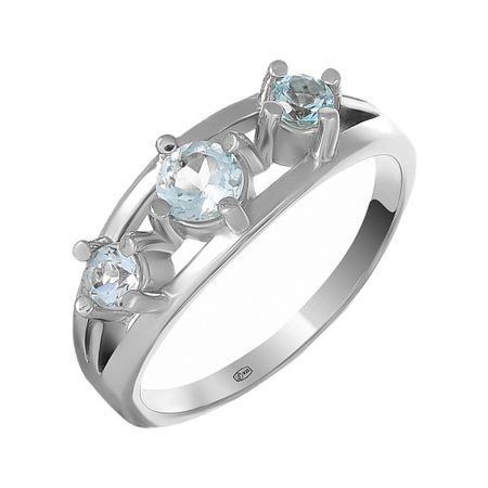 Кольцо из серебра с топазами 1290₽
