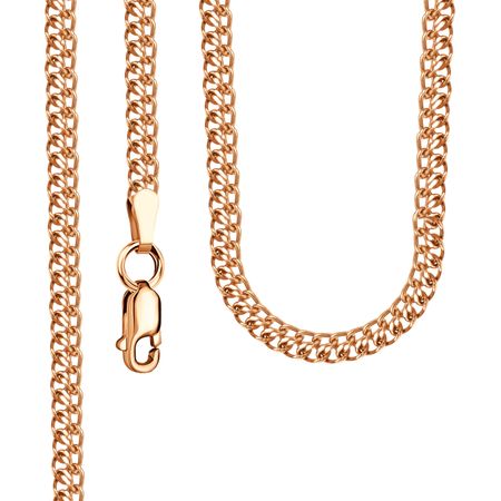 Золотая пустотелая цепочка Царь с алмазной гранью 108980₽