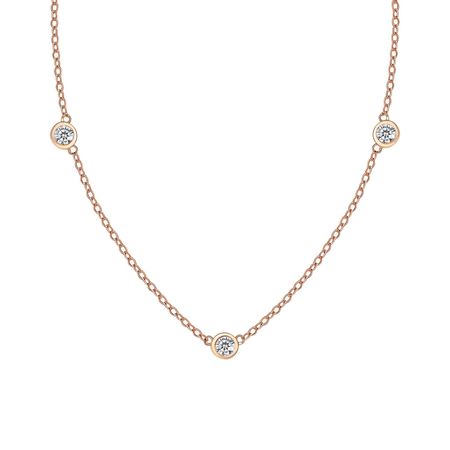 Золотое колье с бриллиантами 41990₽