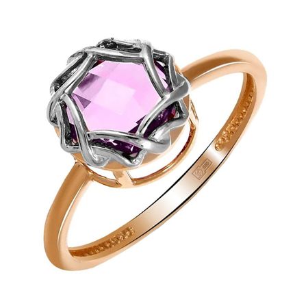 Кольцо из золота с аметистом 22990₽