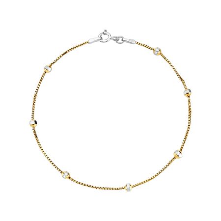 Серебряный браслет с позолотой 1280₽