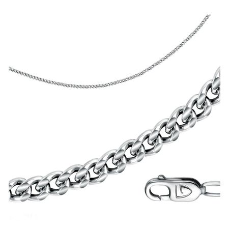 Серебряная цепочка Панцирь с родированием 2090₽