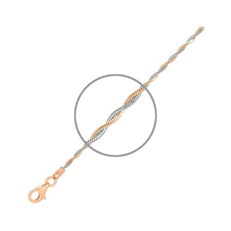 Серебряная цепочка Тондо с позолотой 1490₽