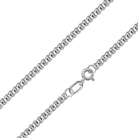 Серебряная цепочка Лав с алмазной гранью и родированием 1290₽