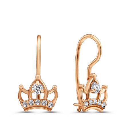 Серебряные серьги с фианитами 990₽