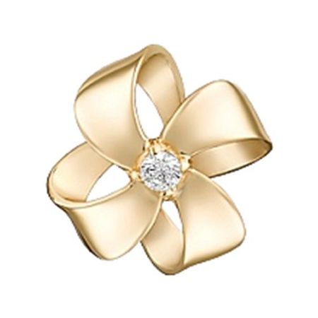 Золотая подвеска с фианитом 7490₽