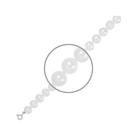 Браслет из жемчуга с золотым замком с родированием 199990₽