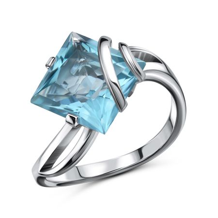 Кольцо из серебра с топазом 1790₽