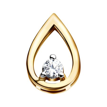 Золотая подвеска с фианитом 9990₽