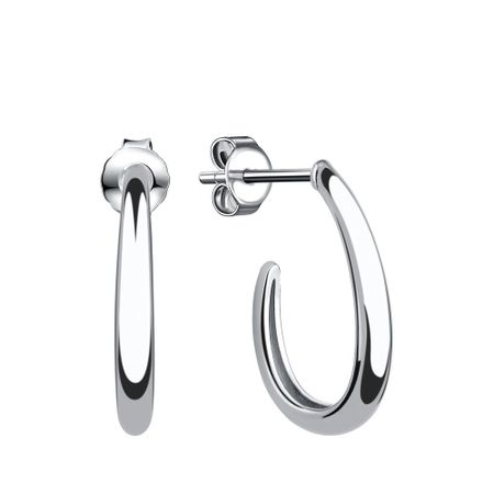 Серебряные серьги с фианитами 990₽