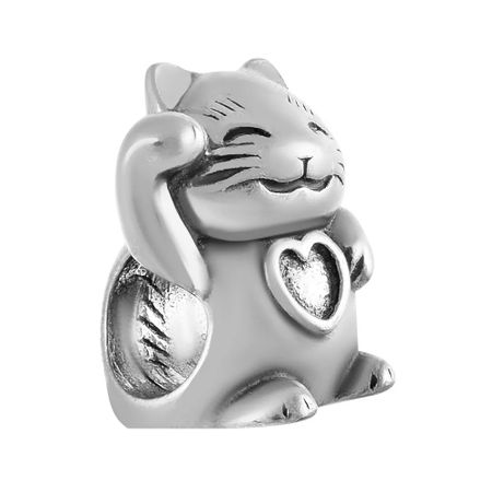 Подвеска-шарм Манеки-неко из серебра 890₽