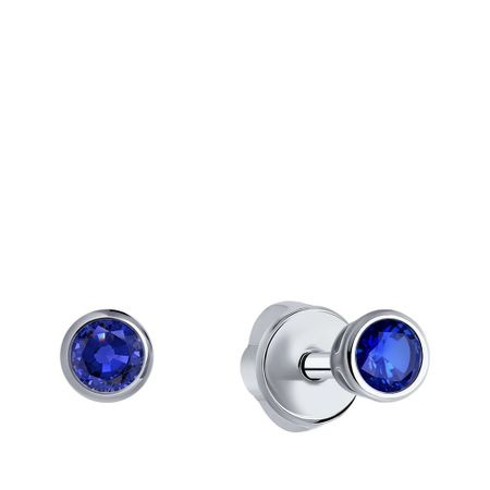 Золотые серьги с сапфирами 47990₽