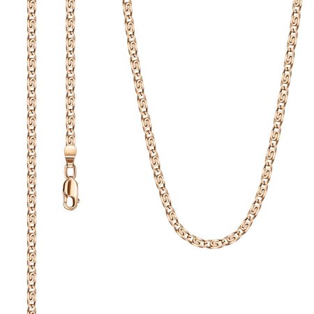 Серебряная цепочка Улитка с позолотой и алмазной гранью 1390₽