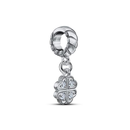 Серебряный шарм с фианитами 890₽