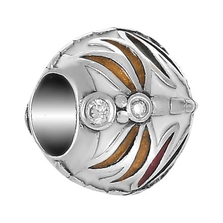 Подвеска-шарм TALANT Цветок из серебра с эмалью и фианитами 1690₽