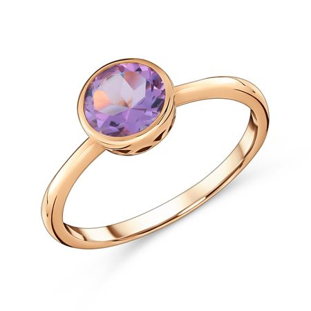 Золотое кольцо с аметистом 24990₽