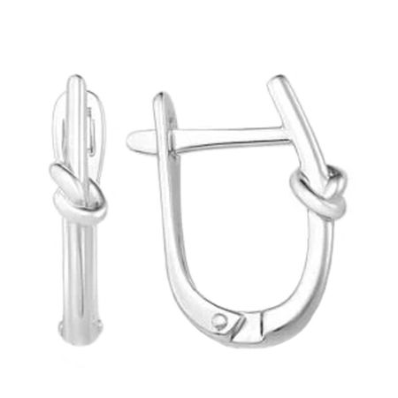 Серебряные серьги с родированием 1290₽