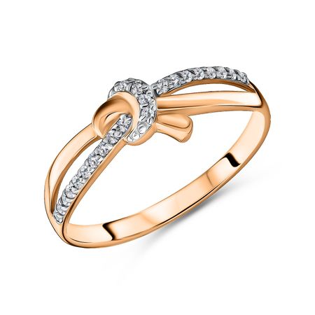 Золотое кольцо с бриллиантами 32990₽