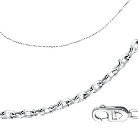 Серебряная цепочка Якорь с родированием 1490₽
