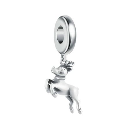 Подвеска-шарм Олень из серебра 790₽